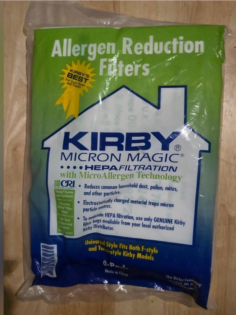 Kirby, Micron Magic HEPA Filtration with MicroAllergen, Technology